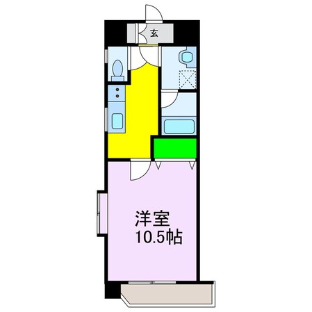 カサグランデリバーサイドⅠの物件間取画像